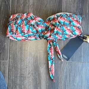 SOFIA by ViX Multicolor Bandeau Bikini Top